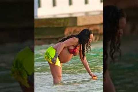 Rihanna spotted out in Barbados yesterday #shorts