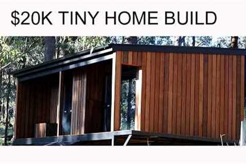 OLD MAN BUILDS CABIN