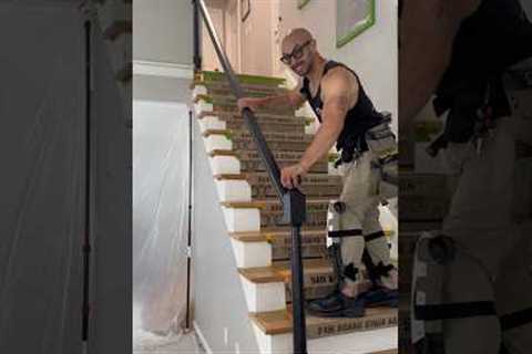 Bomb proof newel posts. #diy #remodeling #homeimprovement #carpenter #carpentry #construction