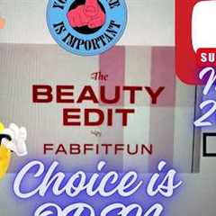 FabFitFun May 2026 Beauty Edit Box Choice Day | Walk Thru My Paid Box Selections +  My Choices!