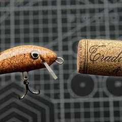 Handmade Fishing Lure From a Wine Cork