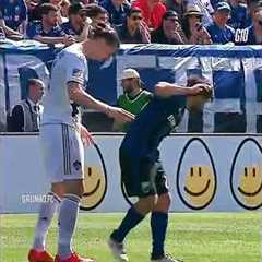 Funny Moments in Football 😂 #football  #funnyfootball  #funnymoments #soccer
