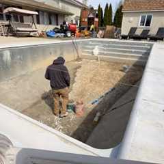 Time Lapse Rectangle Inground Pool Kit Construction From Pool Warehouse - Great job Block Family!
