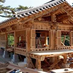 Amazing Process of a Korean Man Building a Wooden House Using 1,000-Year-Old Techniques