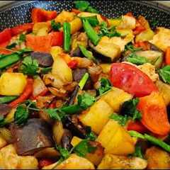 Easy Healthy Chicken & Veggie Stir Fry | Fast Dinner Recipe!