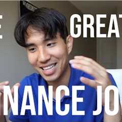 non-Investment Banking Finance Job with HIGH PAY & GREAT WORK LIFE BALANCE?