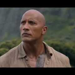 The Rock eyebrow raise meme in jumanji
