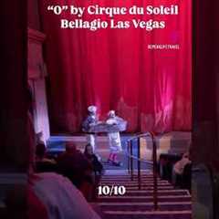 Best Las Vegas show: “O” by Cirque du Soleil. #lasvegasshows #bellagiolasvegas #cirquedusoleil