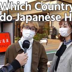 Which Country do Japanese Hate?