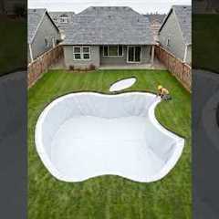I Built a Giant Apple-Shaped Pool in My Backyard