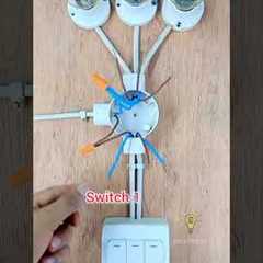 3 Gang switch wiring #electricalwiring #diy #electrical #lightswitch #electricalinstallation