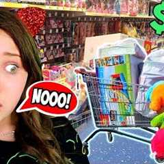 BUYING MY LITTLE SISTER EVERYTHING SHE TOUCHES BLINDFOLDED