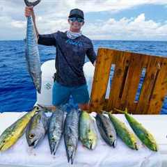 The SECRET to Deep Sea Fishing! Catch Clean Cook (Wahoo, Tuna, mahi mahi)
