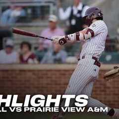 Baseball Highlights: A&M 16, Prairie View 7