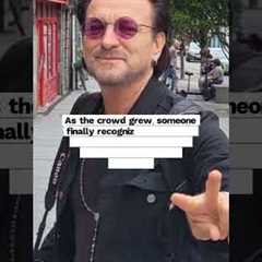 BONO Joins Street Musicians in Dublin: Epic Surprise Performance! 🎸🇮🇪 #u2  #bono