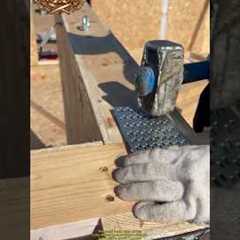 Fix Wood Joints Stronger With This Metal Plate 🔥 Easy Fast Framing #DIY #tools #construction