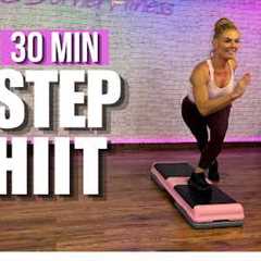 30 MIN - HIIT Workout with Step Platform - Cardio Step and Sweat