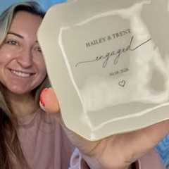 Cutest engagement gift! Personalized!