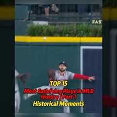 Top 15 Most Satisfying Plays in MLB History  Part 1 #mlb #baseball #viral #sports