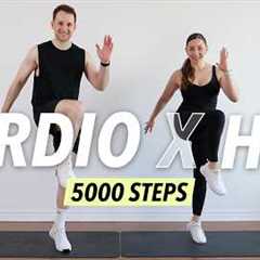 30 Min Cardio HIIT Workout at Home – 5000 Steps Fat Burn (No Equipment)