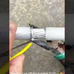 Copper Wire Splicing – Electrician Shows Proper Connection Techniques 🔌