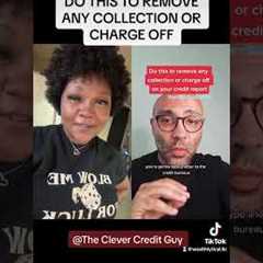 DO THIS TO REMOVE ANY COLLECTION OR CHARGE OFF #credit #creditrestoration #chargeoffs #collections