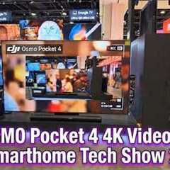 [4K HDR] DJI pocket 4 video with zoom - Smart Home Tech Show 2026 at Suntec walkthrough