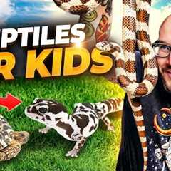 Top 5 BEST Reptiles For Kids! | Family Friendly Reptiles!