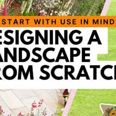 Landscape designing from scratch? It’s important to start with use, first, to come up with ideas 🪴