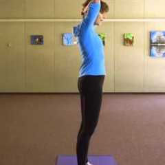 How to do a yoga backbend.