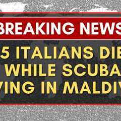 Five Italian Tourists Die During Maldives Scuba Diving Trip Tragedy | NewsX World