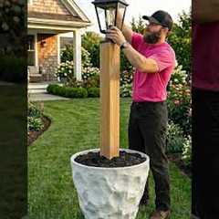 Perfect Garden Decor in 5 Minutes! 🌸 DIY Planter Lantern #garden #gardening #diy