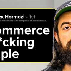 Alex Hormozi's Advice on ECommerce