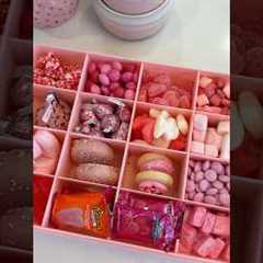 *asmr* pink snack box restock 💞💕💗 #asmrsounds #asmr #pink #restock #snackbox #snacks #candy