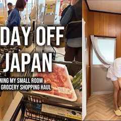 My Simple Day Off In Japan | Grocery Shopping | Cleaning My Small Room | YouTube Payday