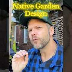 Native Garden Design Tips #nativeplants #gardendesign