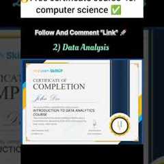 🔥 Top FREE Certification Courses for Computer Science Students ✅ | Career Boost 2025 🚀