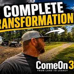 I Can’t Believe How FAST ComeOn360 Changed…tiny house, homesteading, off-grid cabin build DIY HOW TO