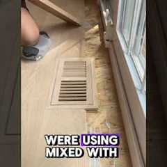 Proper way to Install Wide Plank floors 👍🏽 #flooringexperts #woodworking #tips #construction #fyp