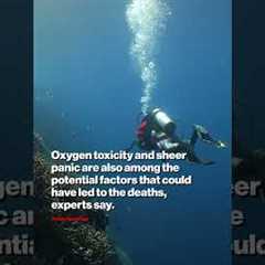 Oxygen Toxicity May Have Killed Maldives Divers: Experts #shorts