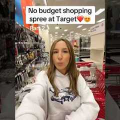 No budget shopping at Target😍 #target #targetrun #targetfinds #shopping #nobudgetshoppingspree