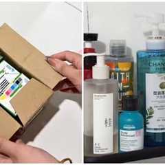 Asmr Unboxing Sound! Aahan Asmr #asmrsounds #unpacking #cosmetics #skincare #home #asmr episode 381