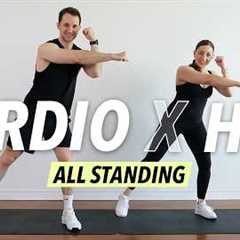 30 Min ALL STANDING CARDIO HIIT Workout - Burn Fat Fast (No Equipment, No Repeat)