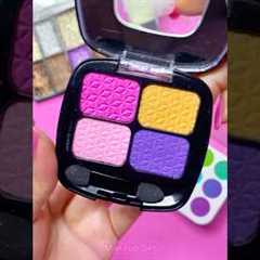ASMR Makeup Set Fast Satisfying with Unboxing & Review Pink Sounds Video Makeup Kit Beauty