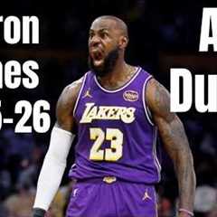 LeBron James 2025-26 All Dunks