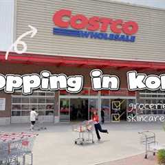 shopping in korea vlog 🇰🇷 grocery food haul with prices! 💕 requested Costco skincare