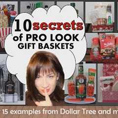 10 Pro Secrets for creating Gorgeous High End Look Gift Baskets everyone loves – Dollar Tree &..