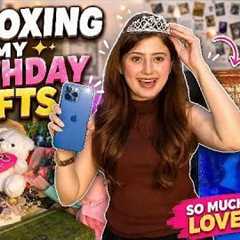 Birthday Gifts Unboxing🤩🎁 | Arishfa Khan 