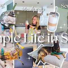 Simple Daily Life in SVK 🇸🇰| inTHEmiddle Grocery Haul with prices 🛒| Mealprep | New Sewing..