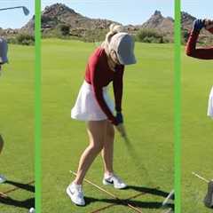 How to Swing a Golf Club // Being Basic with Paige Beginner Golfer Series
